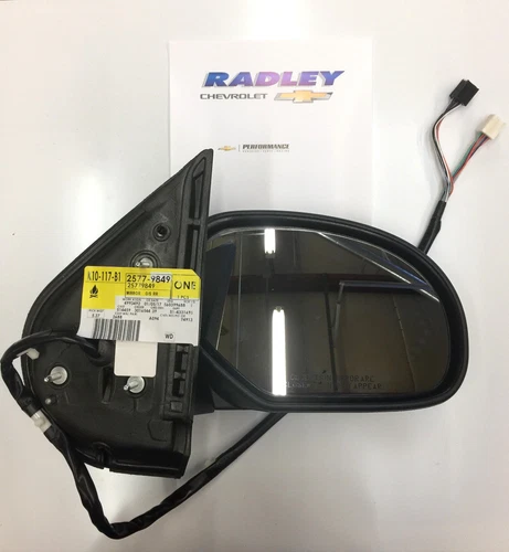 NEW OEM GM SUV Power Folding Turn Signal Mirror Right Passenger 07-08 25779849 