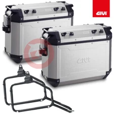 GIVI TREKKER OUTBACK 37L MOTO GUZZI V85 TT 2019-2021 ALUMINIUM SIDE CASES