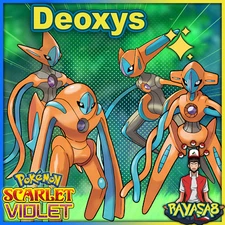 Pokemon Scarlet and Violet Home Deoxys Forms 🌟 Shiny 🌟 6iv Non Shiny