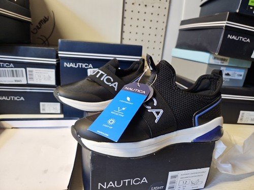 Nautica Toddler Boys' Alois Buoy Light-Up Sneakers Blue/black Size 12, #00p - Picture 4 of 10