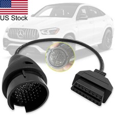 For Mercedes Benz 1x 38 Pin To Obd 16 Pin Diagnostic Adapter Connector Cable