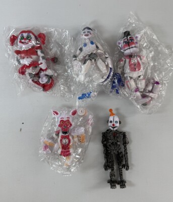 Five Nights At Freddys 6  Action Figure Lot Of 5 Buildable FNAF New Sealed