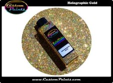 Gold Holographic Metal Flake Large 2oz - Custom Hok Hot Rod Chopper Gold Holographic Metal Flake Large 2oz - Custom Hok Hot Rod Chopper