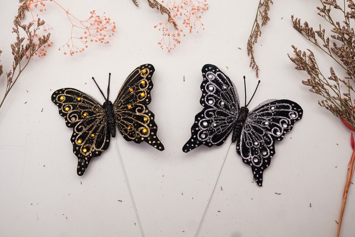 黒蝶 ティファラ　FL バタフライ　TIFFARA butterfly Zebra Swallowtail Butterfly — Anita Goodesign