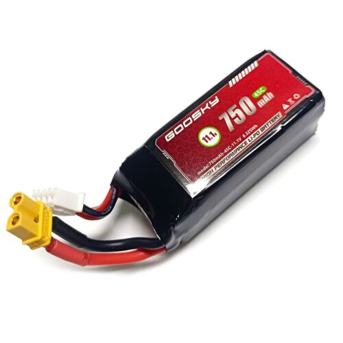 2Pcs GOOSKY S2 RC Helicopter 750mah 11.1V 3S Lipo Battery - Picture 6 of 6