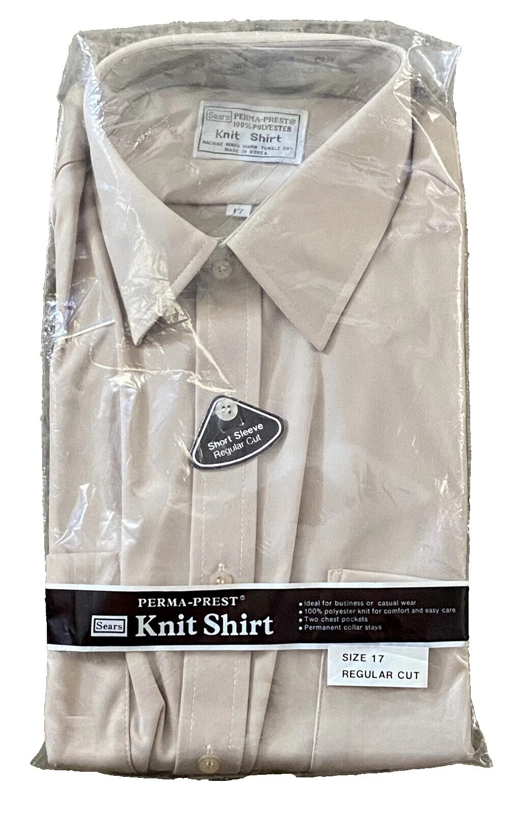 Camisas para hombre Sears informales lisas con botones