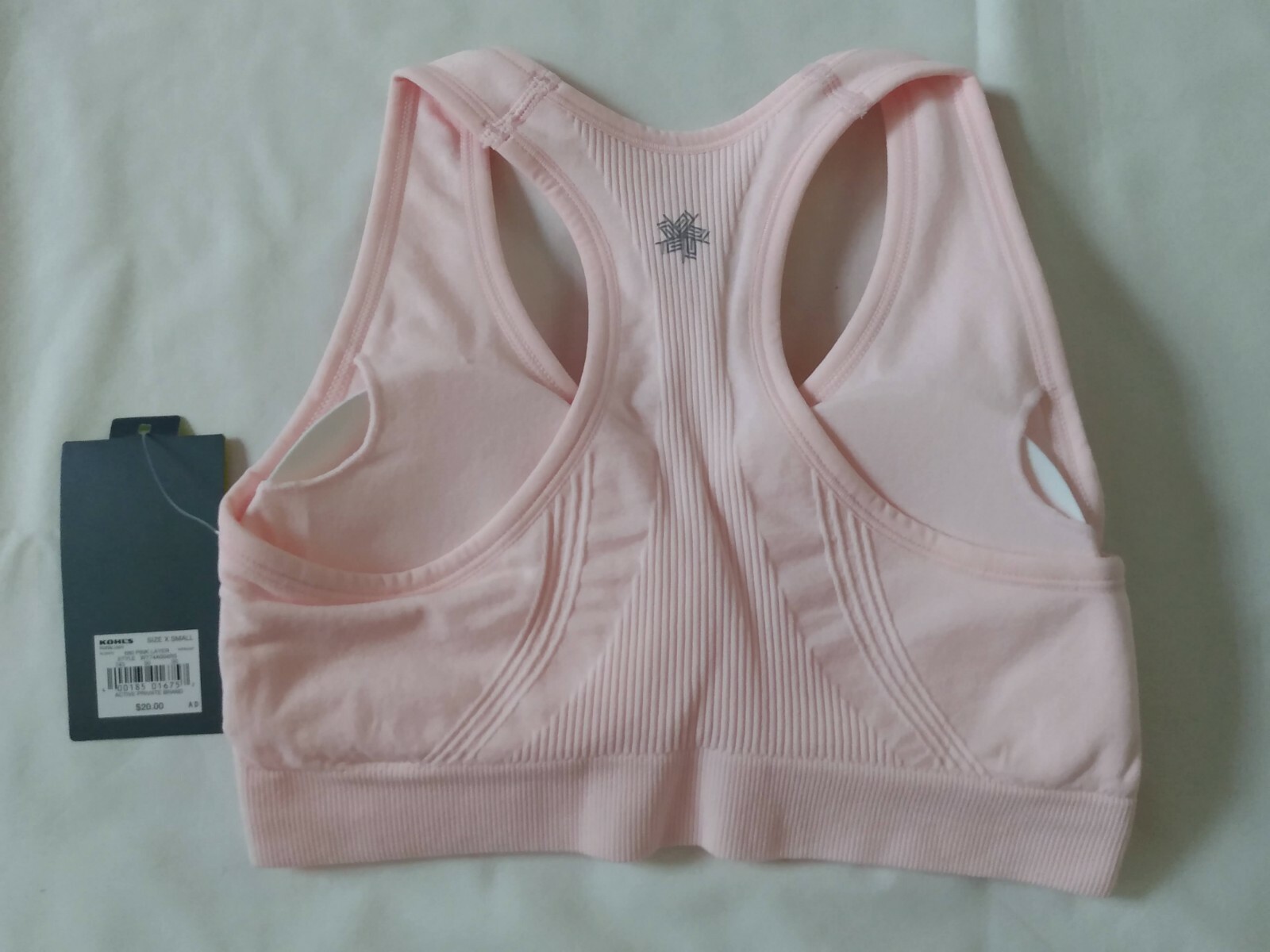 NWT Women's Tek Gear Light Support Pink Sport Bra WT74A004RS Size XS eBay