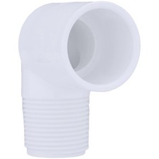 Charlotte Pipe 1 In. Slip x Male Schedule 40 90 Deg. Street PVC Elbow 1/4 Bend