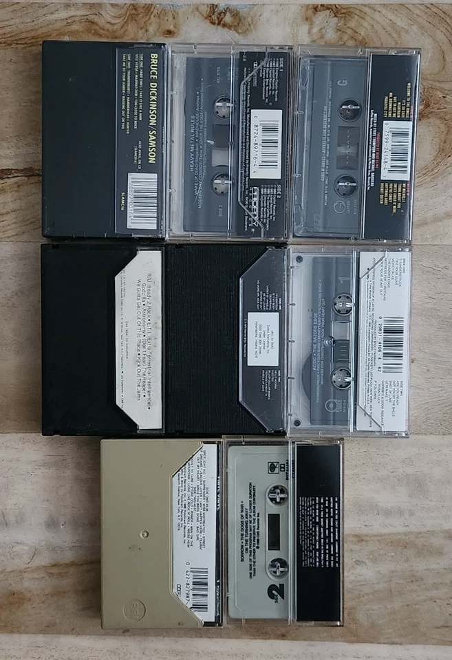 Metal & Hard Rock Vintage Cassette Collection LOT (x8) - Image 3 of 4