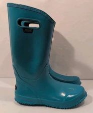 Bogs Classic Rainboots - Women's Size 8 - Teal/Aqua Color