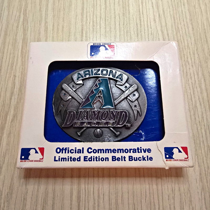 Siskiyou Arizona Diamondbacks MLB Official Commemorative Belt Buckle Silver