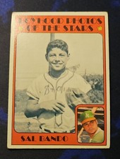 1972 Topps - Boyhood Photos of the Stars Sal Bando #348