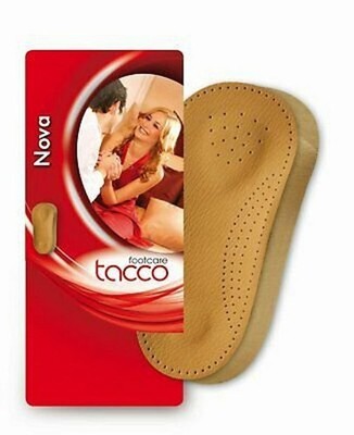 Tacco Nova 3/4 Leather Arch Support Insole - Made in Germany ( All Sizes ) #676