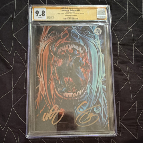 DC Comics Absolute Batman #19 CGC 9.8 Signature Series Signed Snyder Dragotta
