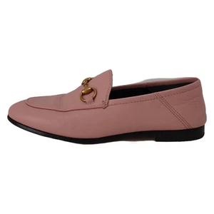 Auth GUCCI 414998 Chaussures en cuir rose