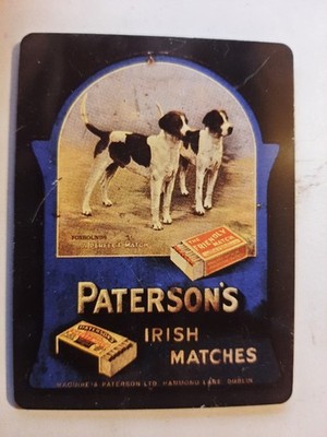 seltener Kühlschrankmagnet Magnet Paterson's Irih Matches