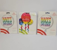 Anagram Birthday Balloon Lot Of 3 New Sealed Large 36" Huge Jumbo