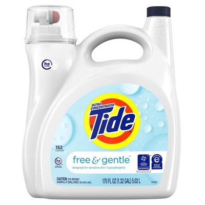 Gentle Tide Liquid Laundry Detergent, 152 Loads/170 fl. oz.