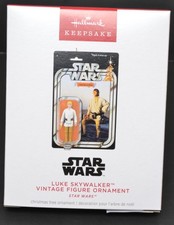 Hallmark 2025 Ornament LUKE SKYWALKER VINTAGE FIGURE New NRFB Star Wars Keepsake