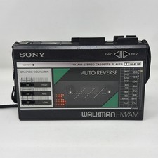 Sony Walkman WM-F18 FM/AM Cassette Player New Belt Serviced EX
