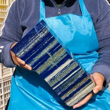 15.04LB Natural lapis lazuli quartz crystal freeform specimen healing decor