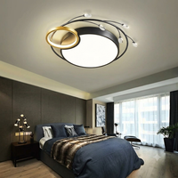 LED Deckenleuchte Dimmbar Schlafzimmer Lampe Deckenlampe Modern Design Flur 43W