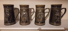 Vintage LORD NELSON Toby Jug / Tankard x 4 - Shakespeare Collection