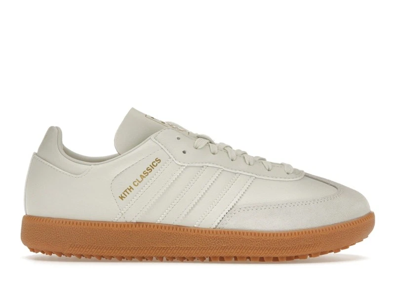 adidas Kith x Samba Spikeless Golf White Gum for Sale