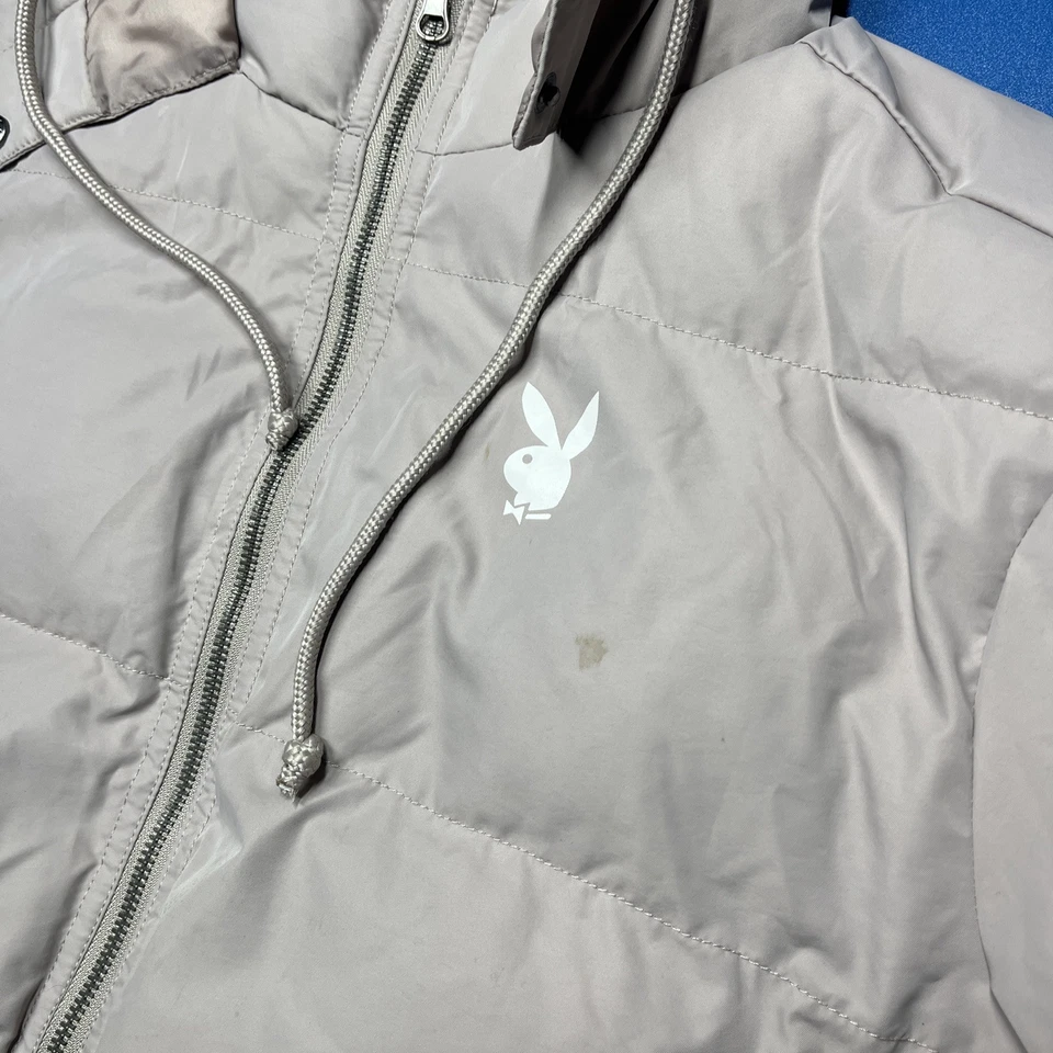 Chaqueta acolchada Playboy By PacSun bronceada para mujer esquí snowboard talla XS/S Foto 2 de 4