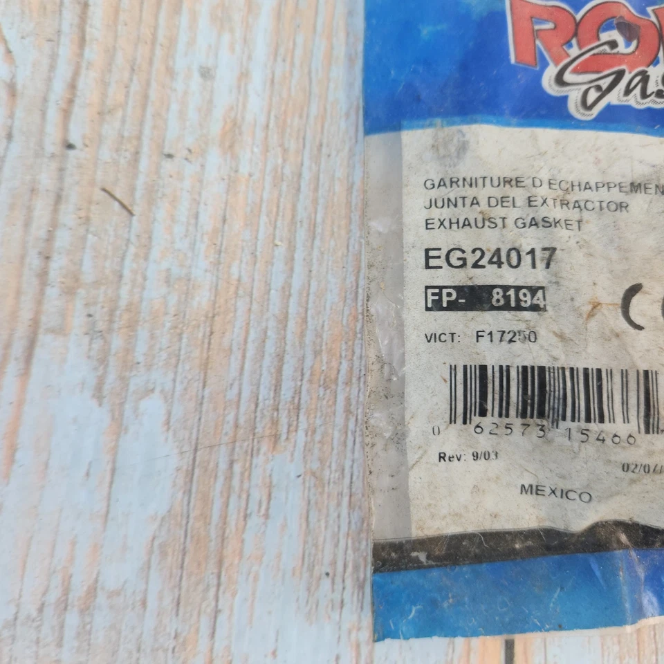 Juntas de brida de tubo de escape 2 piezas FelPro 8194 Rollo EG24017 para GM Ford F17250 NOS Foto 4 de 4