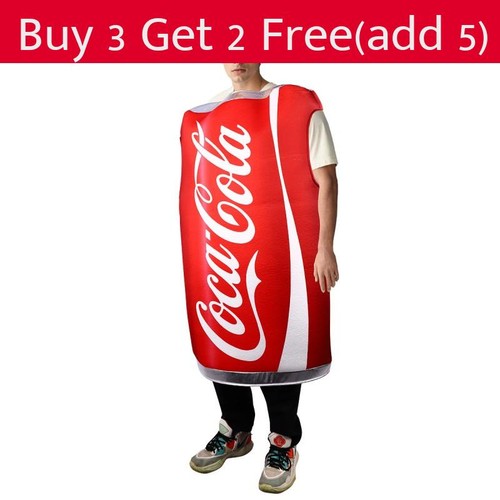 Unique Cocacola Cosplay Costume For Halloween Fun Ideal For Stage Performances