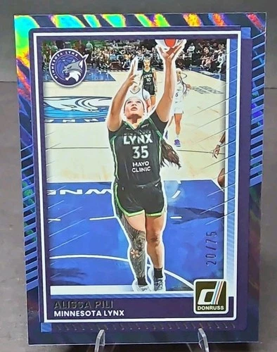 2025 Panini Donruss WNBA Basketball Light Blue Lava Alissa Pili #31