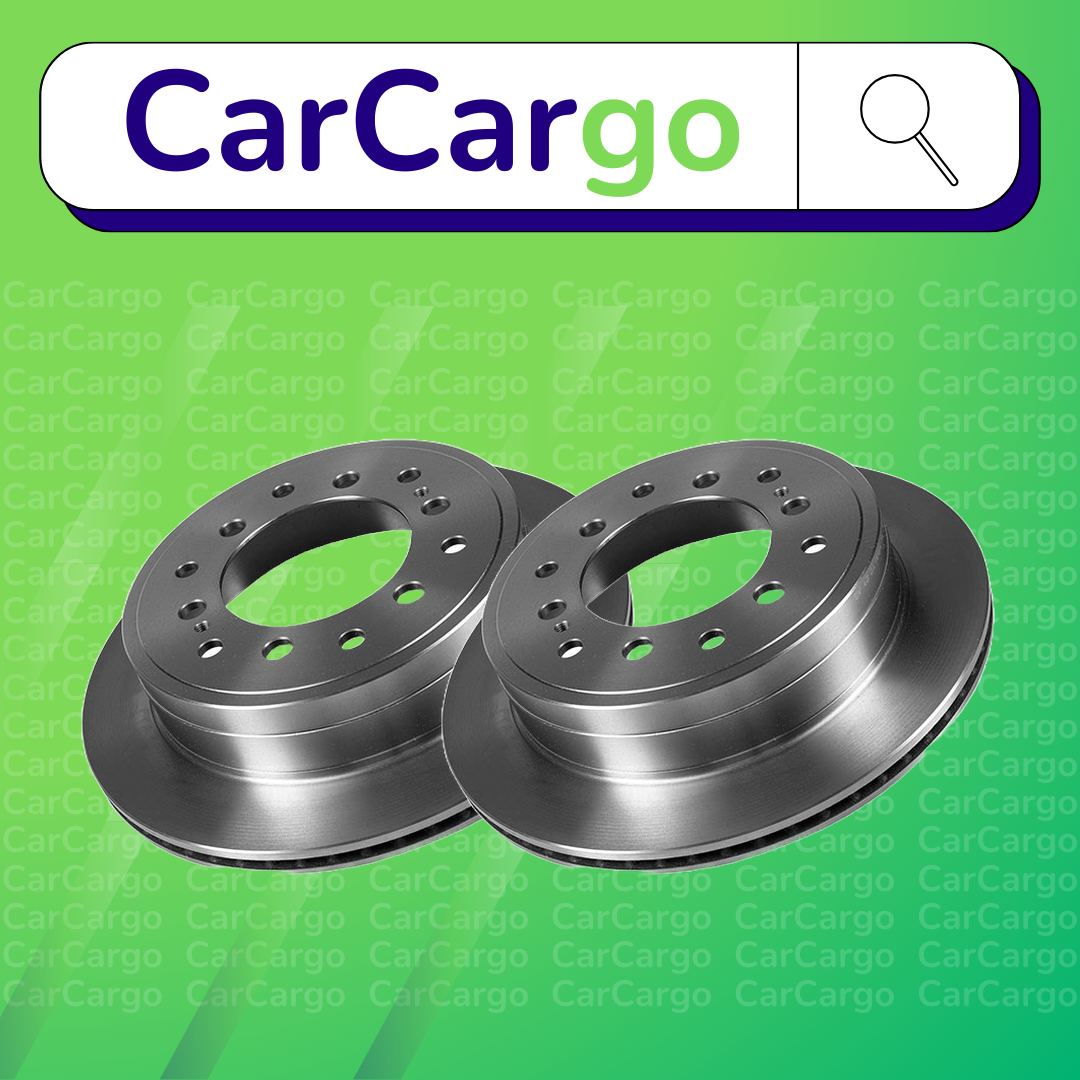 Premium Vented Rear Brake Discs Pair Toyota 4 Runner 4.7 2005-2009 312 mm