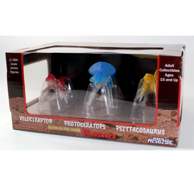 Beasts of the Mesozoic 1/18th Glow-in-the-Dark 3er-Pack-Modelle - Brandneu in Verpackung