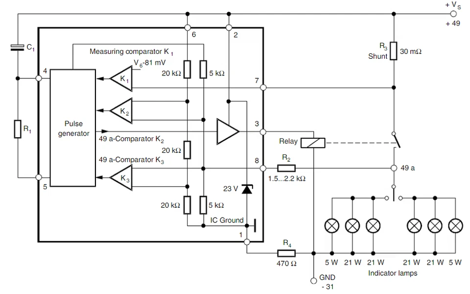 [2pcs]Automotive IC U643B TFK (Atmel)  relay-controlled automotive flashers DIP8 - Image 2 of 2