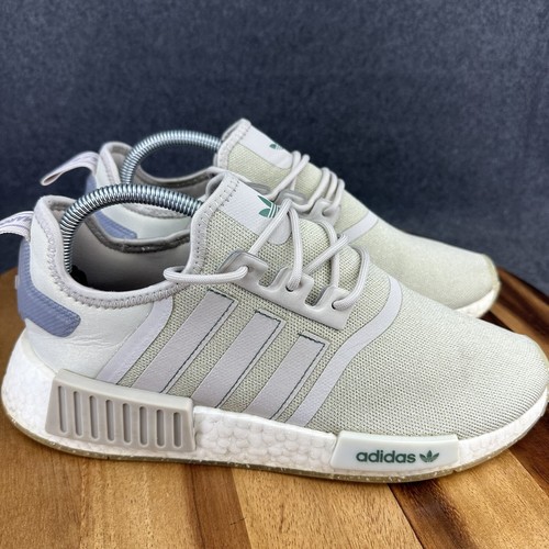 Adidas Originals NMD_R1 Low Running Shoes Beige Blue GW5680 Women's Size US 9 - Picture 4 of 11