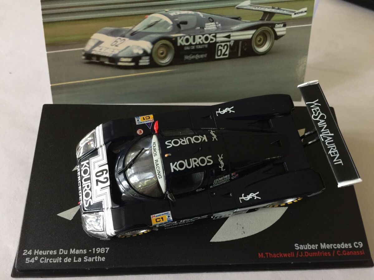 1987 SAUBER-MERCEDES C9 LE MANS 24 HOURS - THACKWELL 1987 SAUBER-MERCEDES C9 LE MANS 24 HOURS - THACKWELL
