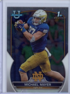 2022 Bowman Chrome University #41 Michael Mayer Mint