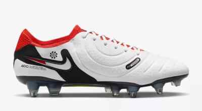 NIKE Legend 10 Elite SG-Pro AC White/Black-Bright Crimson DV4329