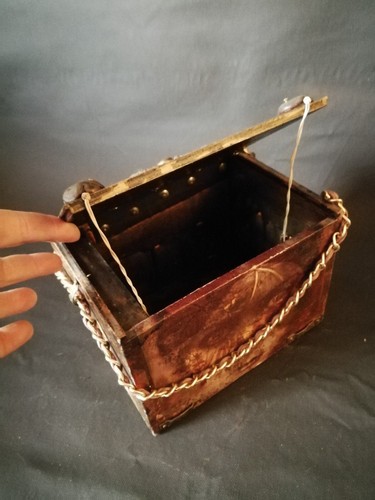 classic bag hand handle handbag vintage woman fashion brand pochette in wood box - Picture 12 of 24