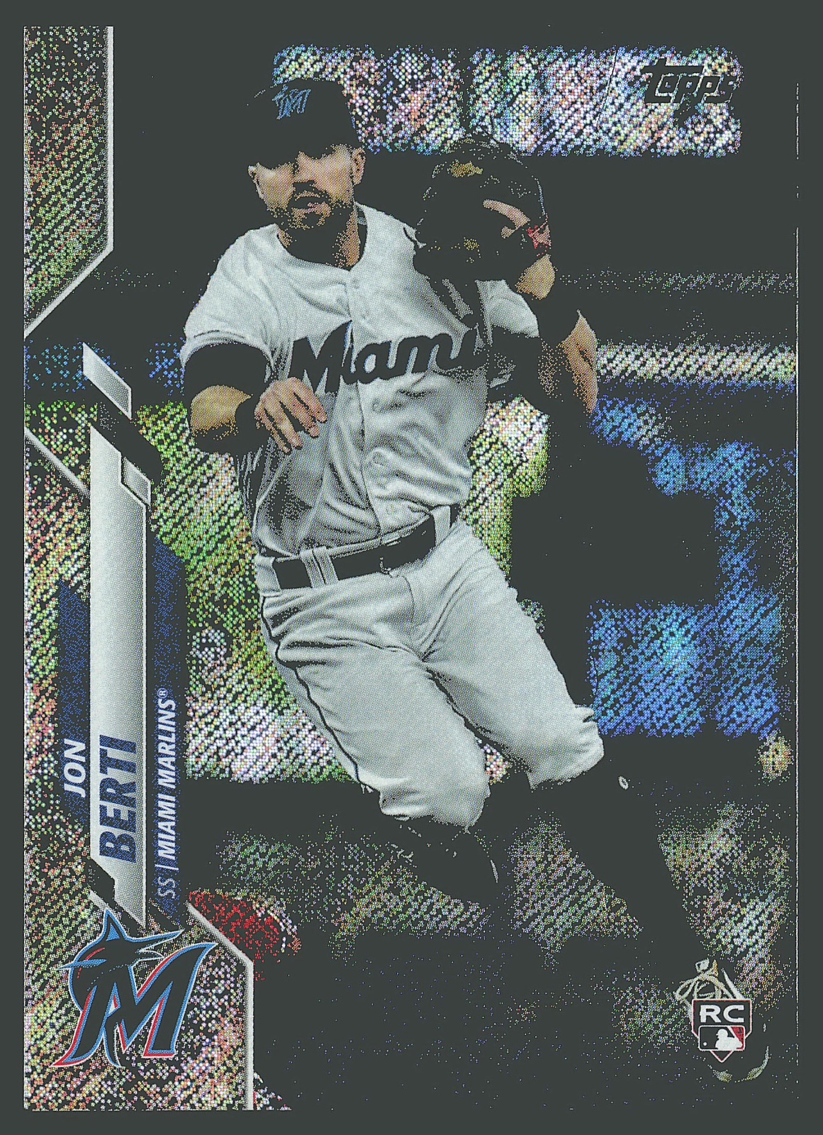2020 Topps #693 Jon Berti Retail Foilboard /264 SN
