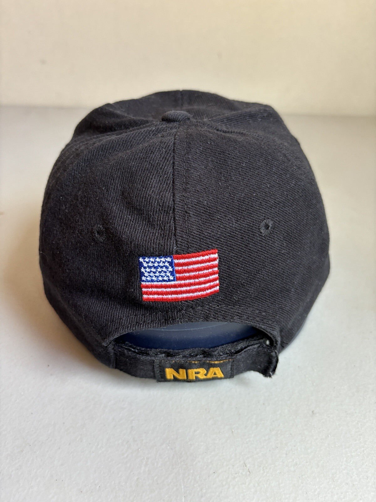 NRA Strapback Hat Adjustable American Flag Patch … - image 5