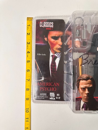 NECA Cult Classics Serie 1 PATRICK BATEMAN American Psycho Figur HANDSIGNIERT - Bild 7 von 8