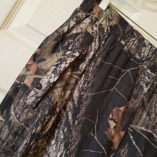 Cabelas Pants Men XL Green Brown Camo Outdoor Hunting Lined Warm Dry Leg Zip Dad - Picture 4 of 24