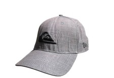 Quiksilver New Era Logo Mountain  Wave 39THIRTY Flex Hat - Grey