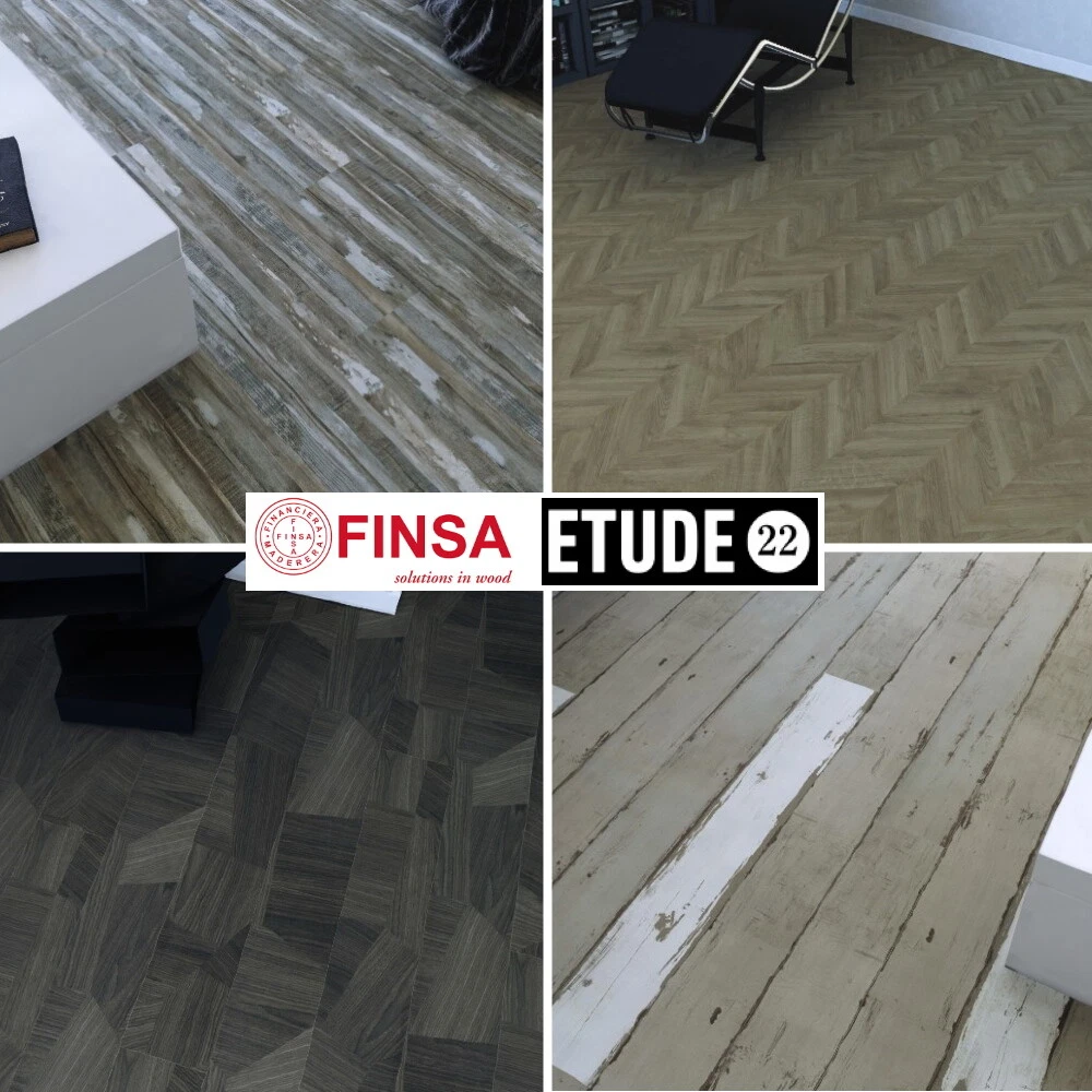 Patterned laminate cheap flooring
