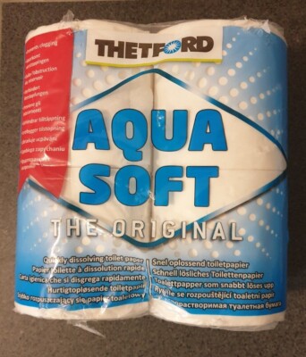 Thetford Aqua Soft Toilettenpapier WC Papier Campingtoilette 4 Rollen