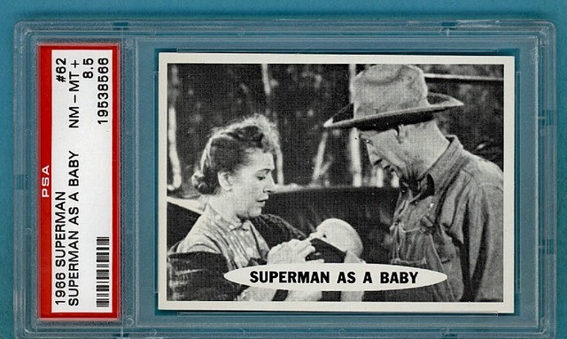 1966 Topps Superman – Superman As A Baby #62 PSA 8.5! POP 2!