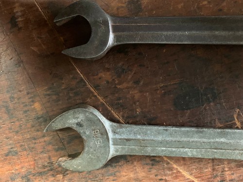 Vintage Bluepoint Supreme AF Open End Spanners 3/4-7/8 - 11/16-15/16 Made in USA - Picture 5 of 7
