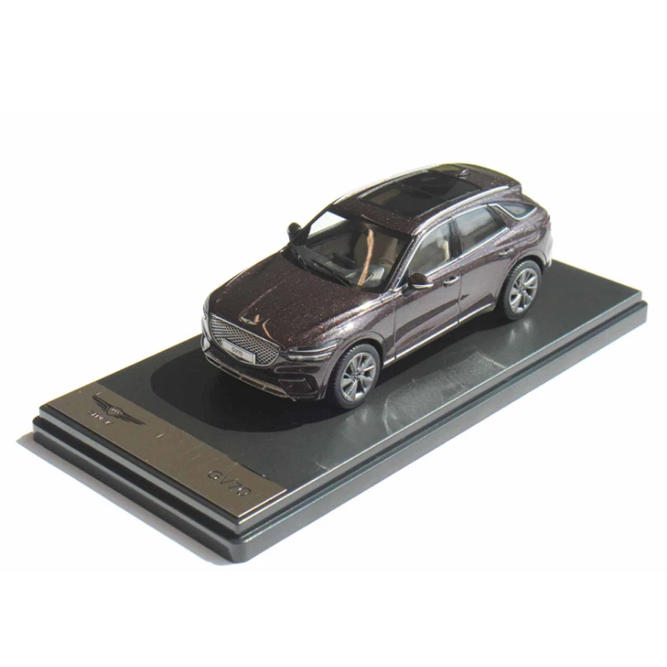 Hyundai Motor Car [Genesis GV70] Diecast escala 1:43 miniatura exhibición juguete Foto 2 de 4